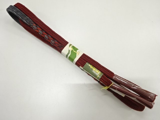 JAPANESE KIMONO / UNUSED HAND-TIED OBIJIME